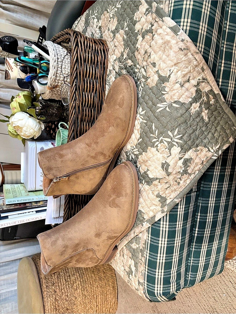 Modatope women’s fawn ankle boots